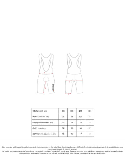 De Spartaan ClassiQ bibshort (kids)