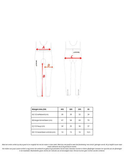 De Spartaan CompetiQ bibtight (kids)