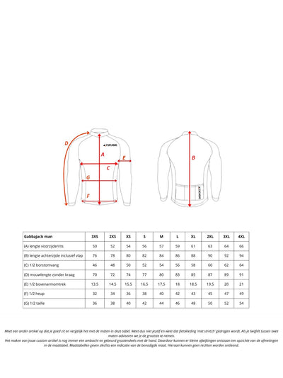 De Spartaan UniQ all season jack (heren)