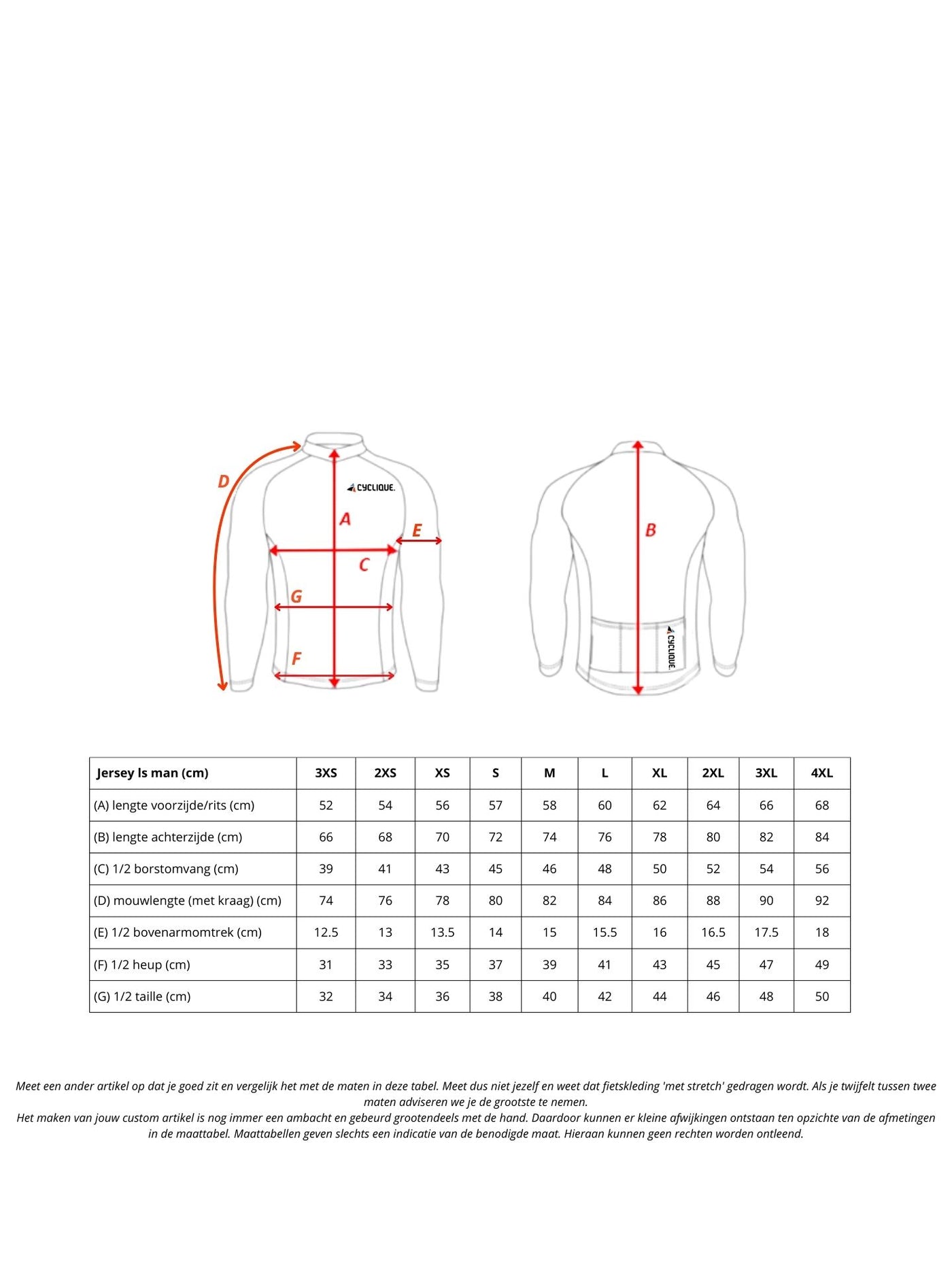 De Spartaan SportiQ jersey long sleeves (heren)