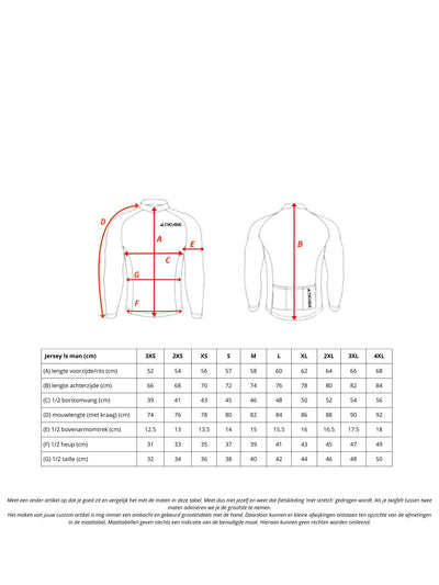 De Spartaan SportiQ jersey long sleeves (heren)