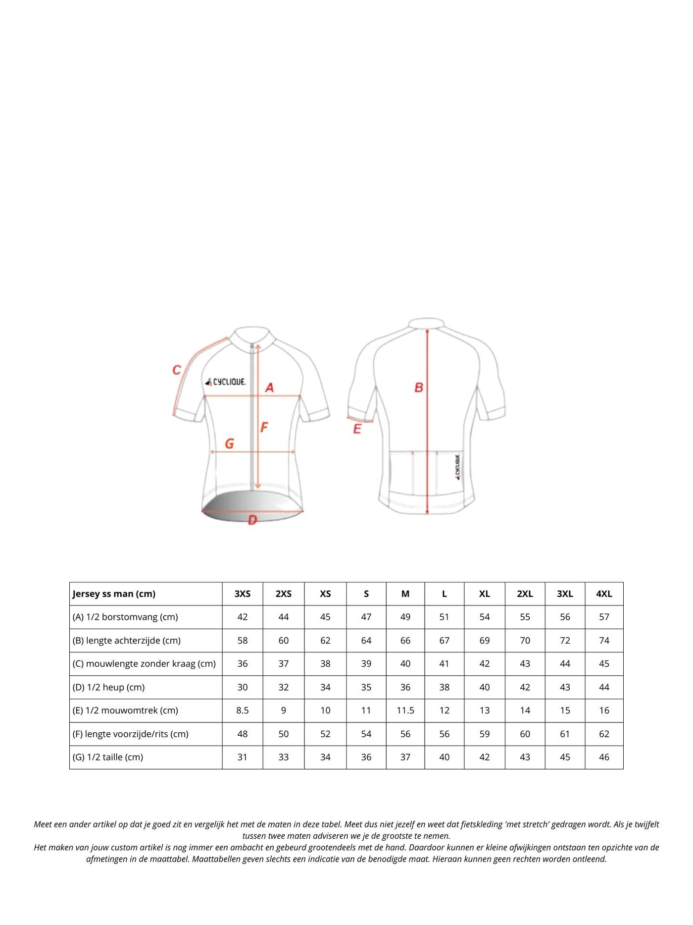 De Spartaan ClassiQ jersey (heren)