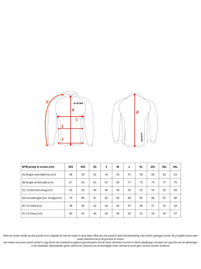 De Spartaan SportiQ MTB shirt lange mouw (dames)