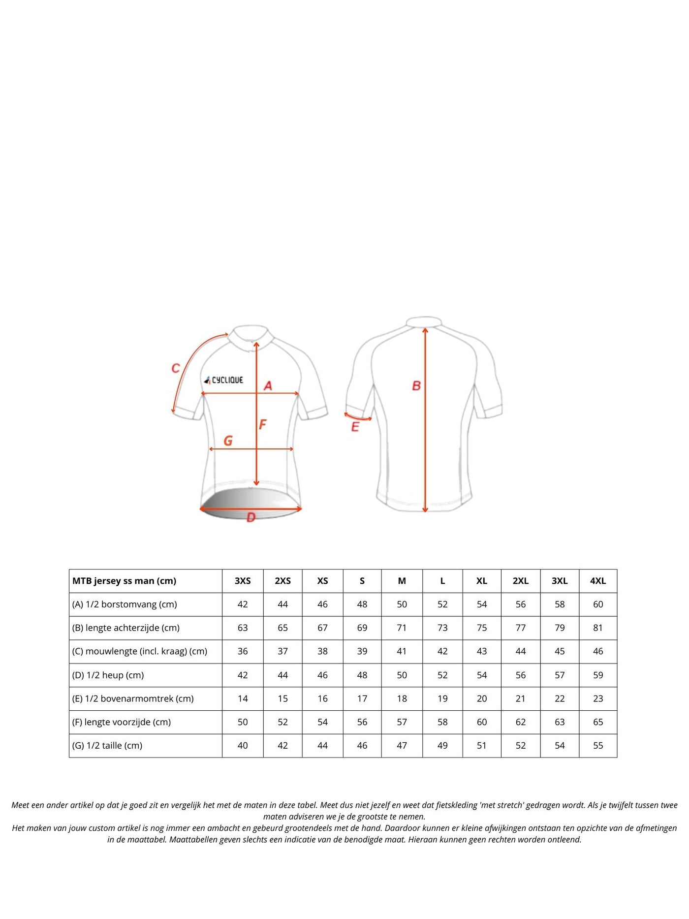 De Spartaan SportiQ MTB shirt korte mouw (heren)