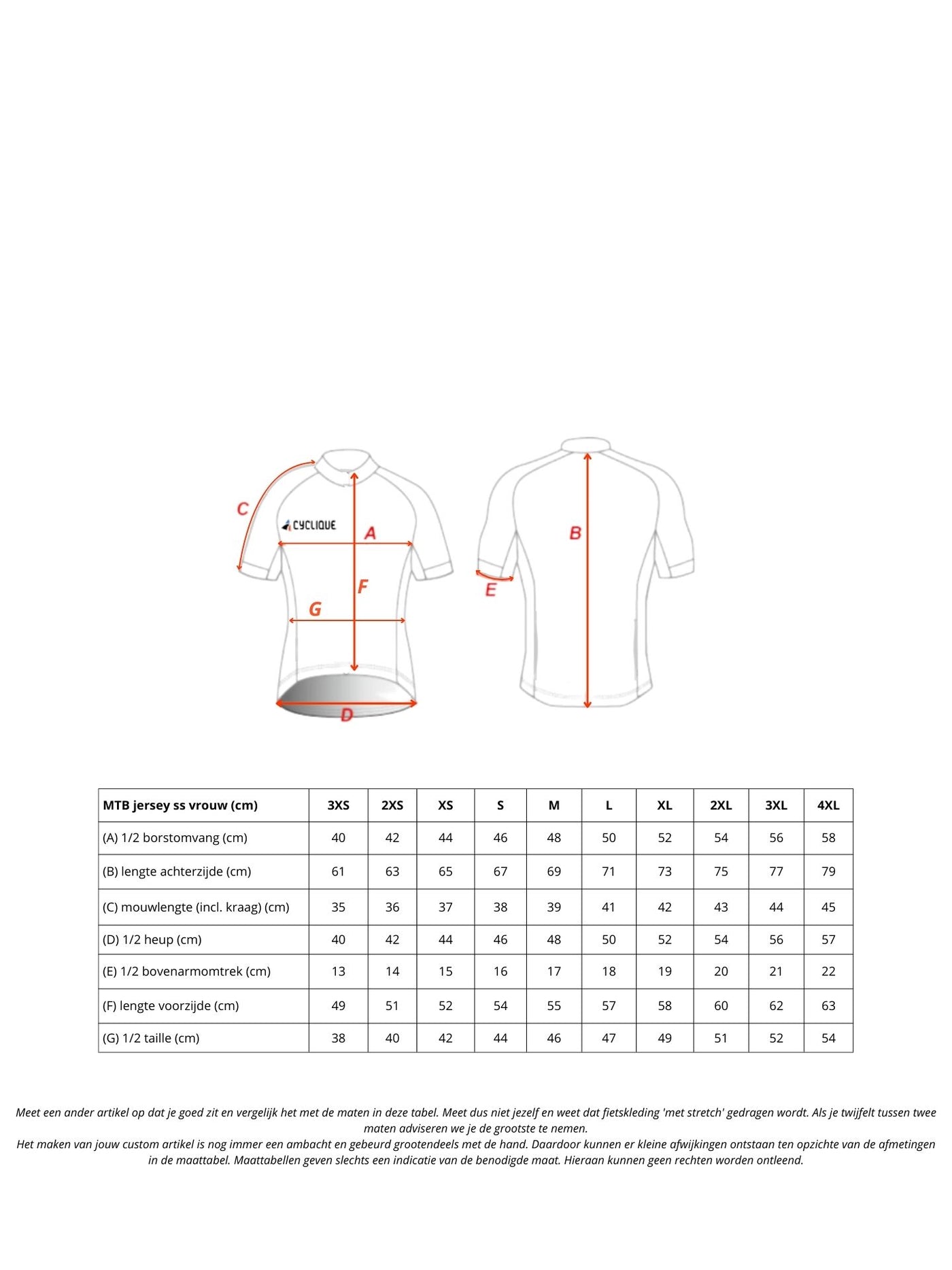 De Spartaan SportiQ MTB shirt korte mouw (dames)