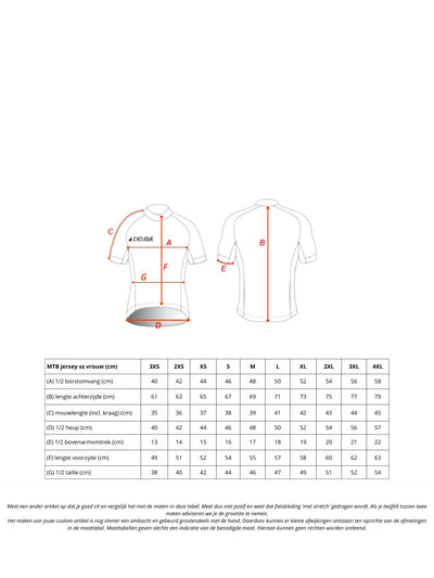 De Spartaan SportiQ MTB shirt korte mouw (dames)