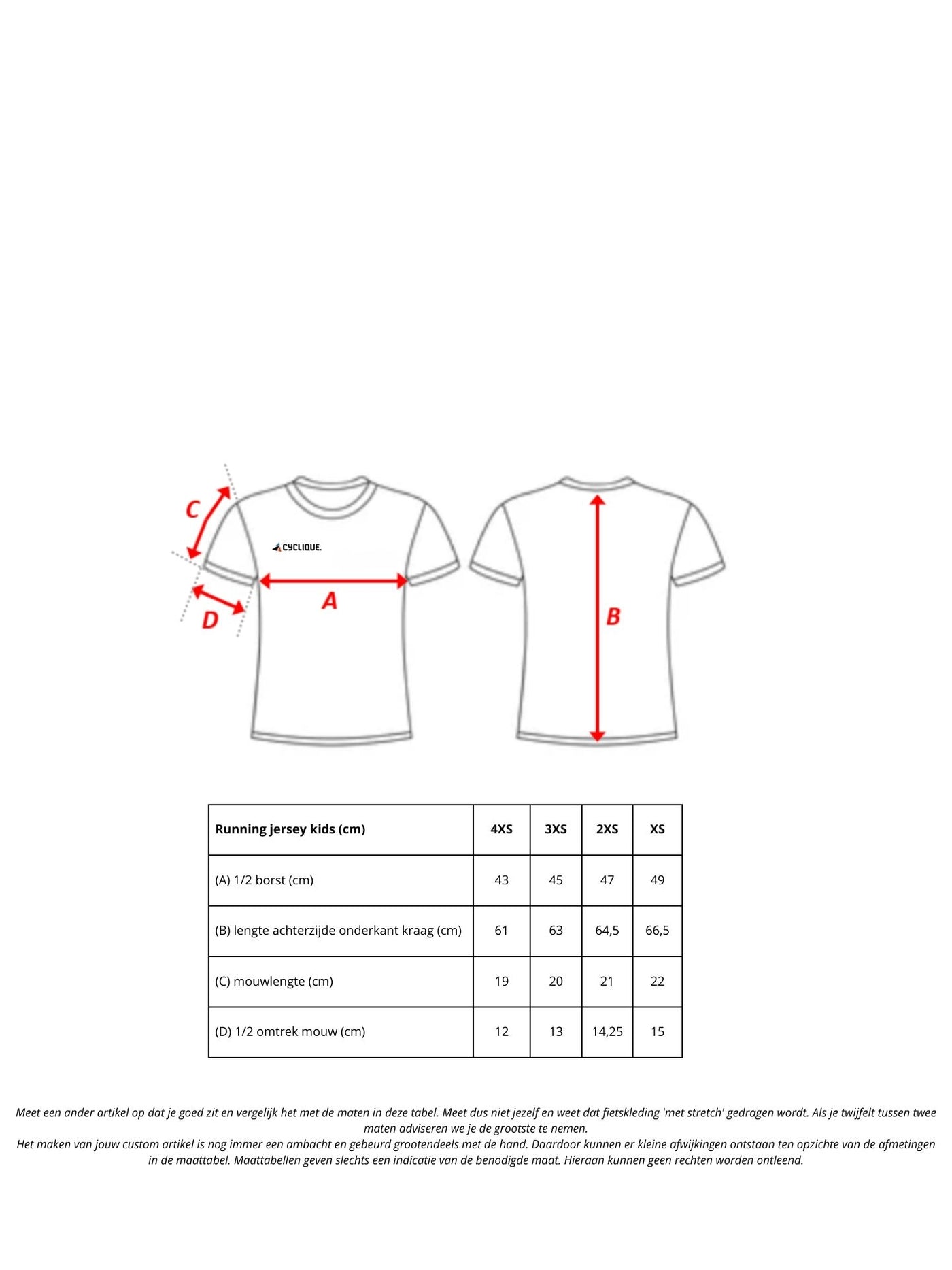 De Spartaan SportiQ running/sportshirt (kids)