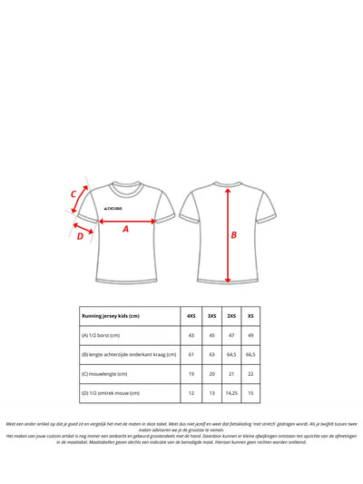 De Spartaan SportiQ running/sportshirt (kids)