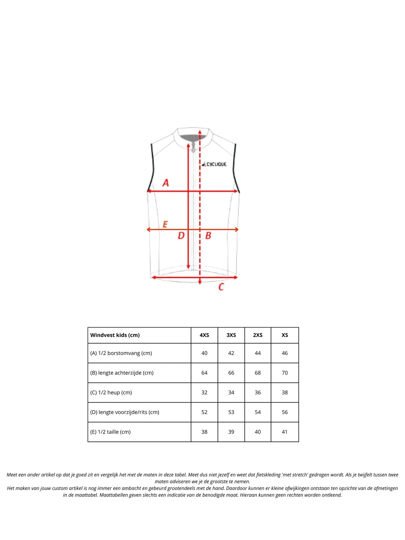 De Spartaan SportiQ windstopper (kids)