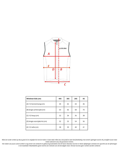De Spartaan SportiQ windstopper (kids)