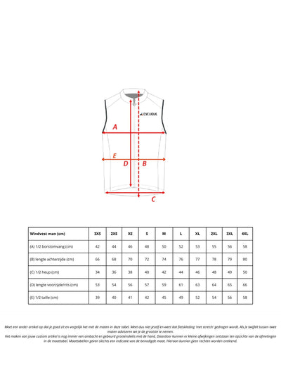 De Spartaan SportiQ windstopper  (heren)