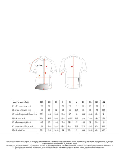 De Spartaan ClassiQ jersey (dames)